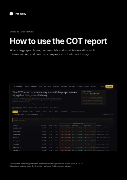Cover of the guide “How to use the COT report”